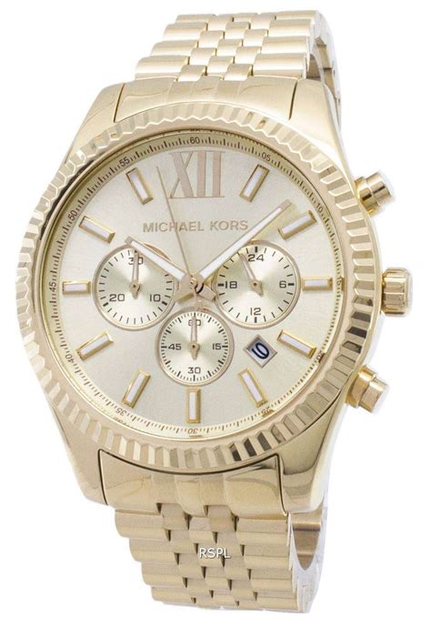 michael kors mk8281|michael kors lexington champagne dial.